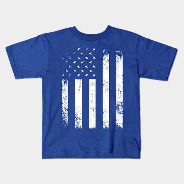 USA Flag Kids T-Shirt by Etopix